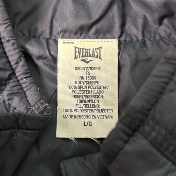 Women Everlast quilted fleece zip up vest L runner work out - Picture 4 of 6